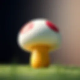 Iconic Super Mushroom power-up