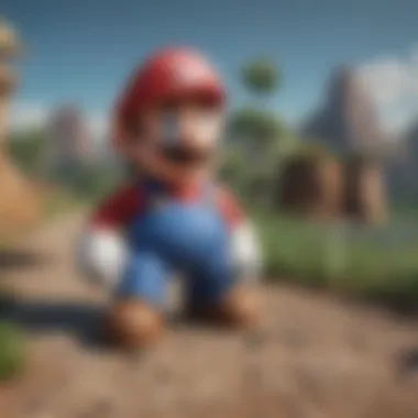 A nostalgic representation of Mario’s evolution over the years.