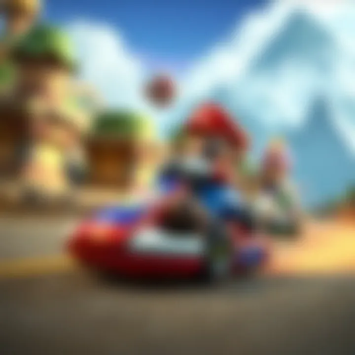 Understanding Gameplay Mechanics An overview of gameplay mechanics in Mario Kart 8 Deluxe's latest courses, showcasing strategic elements and player interactions.