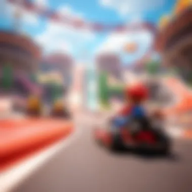Diversity in Track Designs A diverse array of track designs in Mario Kart 8 Deluxe, illustrating the variety of environments and challenges players face.