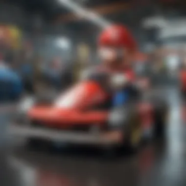 Innovative features of Mario Kart At Home Circuit displayed with advanced technology.