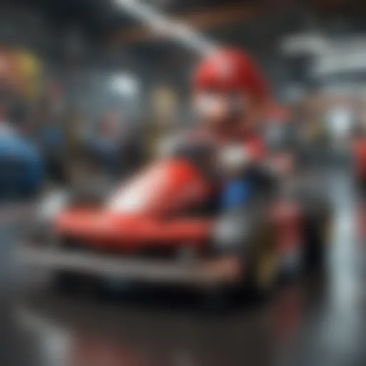 Innovative features of Mario Kart At Home Circuit displayed with advanced technology.