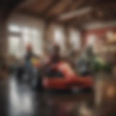A group of friends enjoying a competitive race in a home environment using Mario Kart.