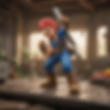 Various game modes displayed in a vibrant menu