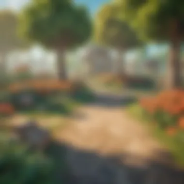 Seasonal Island Changes in Animal Crossing A vibrant island landscape showcasing seasonal changes