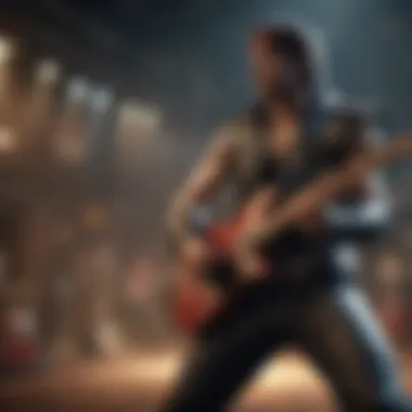 Mesmerizing Guitar Hero: Warriors of Rock Gameplay Illustration