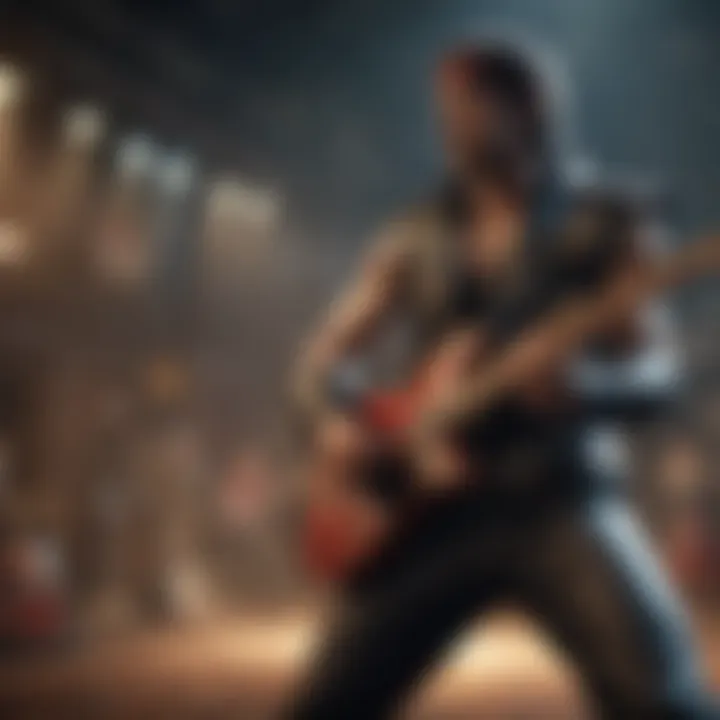 Mesmerizing Guitar Hero: Warriors of Rock Gameplay Illustration