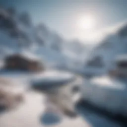 A captivating landscape of Snowdriftland showcasing its enchanting scenery