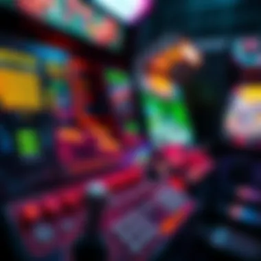 Technological Advancements in Arcade Gaming An intricate control panel illustrating modern gaming technology