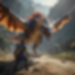 Stunning visuals of Monster Hunter Rise on PC showcasing graphical enhancements