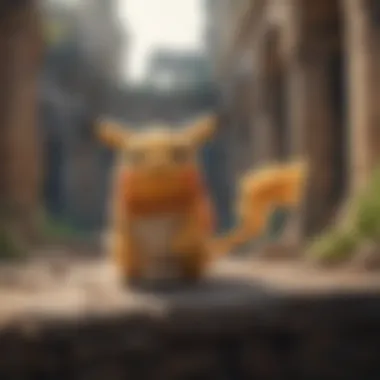 Mysterious Pokemon in Ancient Ruins