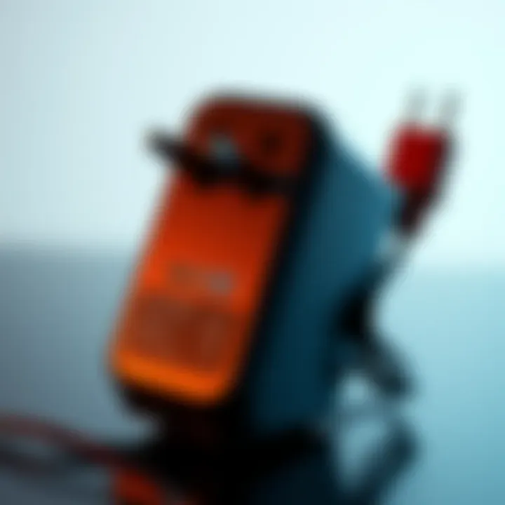 Close-up of a quality replacement Nintendo Wii U AC adapter