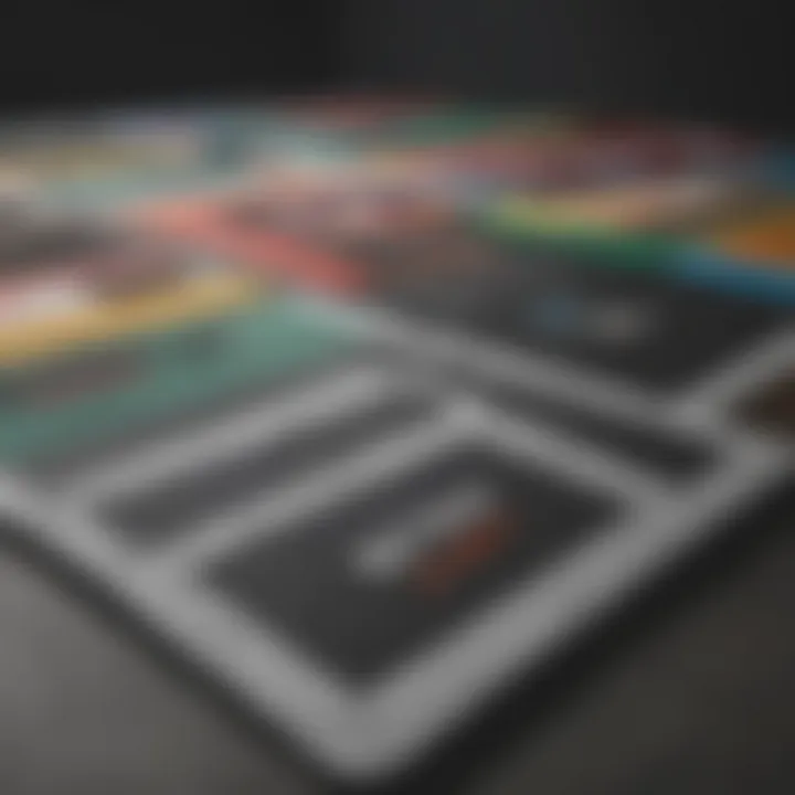 A selection of various types of Wii mats on display