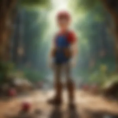 Magical Nintendo Characters A whimsical illustration of Nintendo game characters coming to life in a magical setting