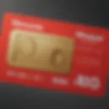 Close-up view of the Nintendo membership card showcasing its vibrant design.