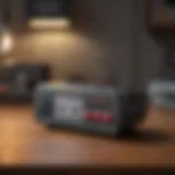 Nintendo Mini console showcasing classic games
