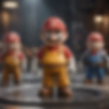 Iconic characters from Nintendo Mini games