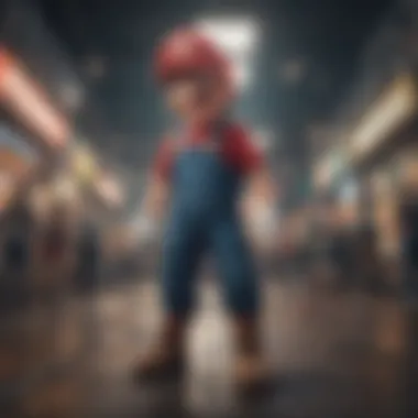 A vibrant gaming event showcasing the community around Nintendo games.