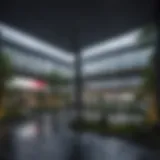 Nintendo's headquarters in Kyoto, showcasing its architectural design.