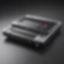Detailed view of a Nintendo DS device showcasing its design and features