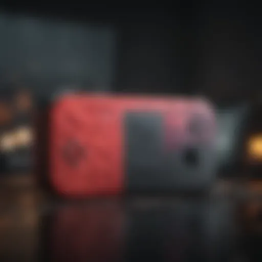 Innovative Nintendo Switch Case with Geometric Pattern