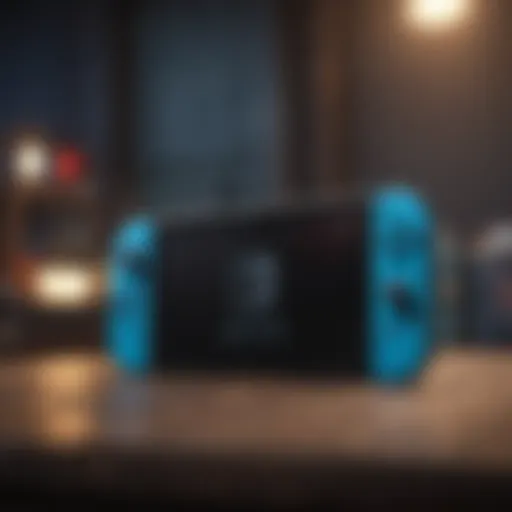 Nintendo Switch Console in Cosmic Blue Hues