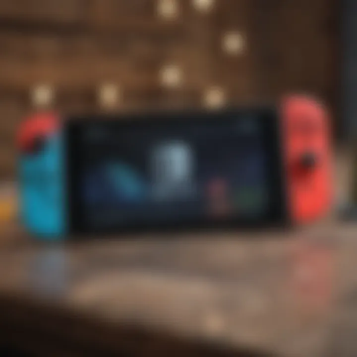Gamers engaged with the new Switch, demonstrating its versatile gameplay