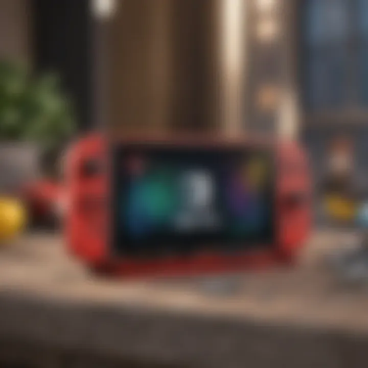 Nintendo Switch Console with LEGO Avengers Theme