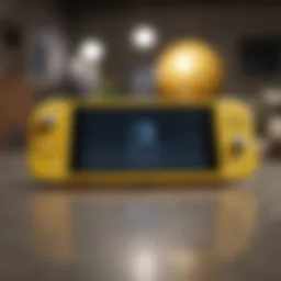 Sleek and stylish Nintendo Switch Lite in Yellow