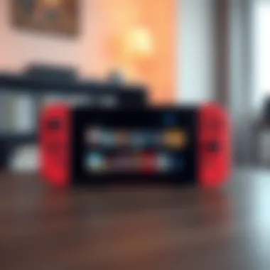 Expanding Your Game Library on Nintendo Switch A Nintendo Switch console with a large game library displayed