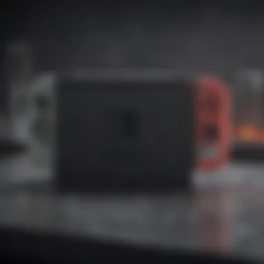 Cutting-Edge Nintendo Switch Console Innovative Nintendo Switch console showcasing a futuristic design