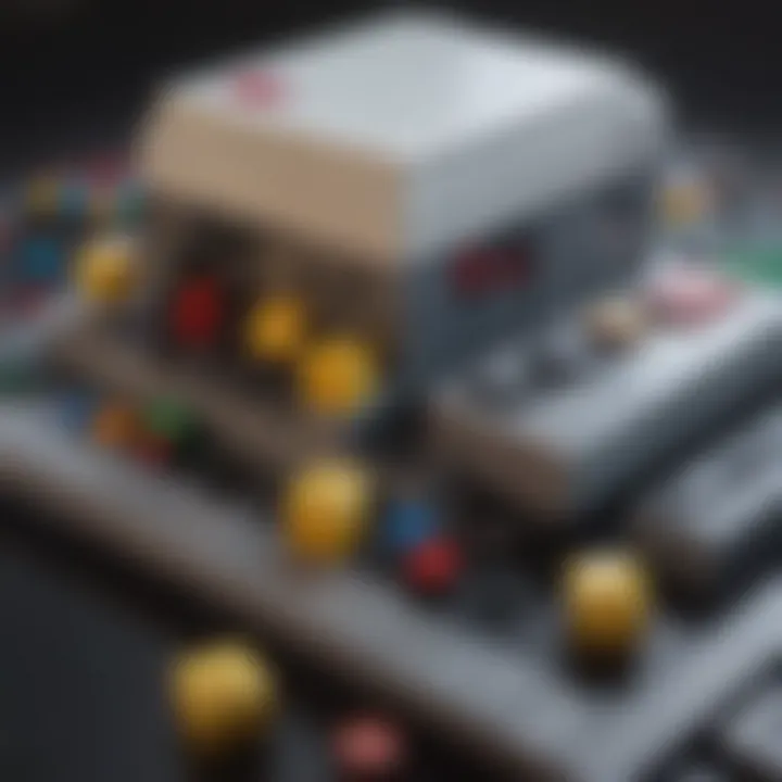 Playful Fusion of Super Nintendo Console and Lego Blocks