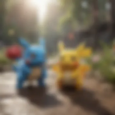Epic Pokemon Battles Unfold Team of Pokemon Battling