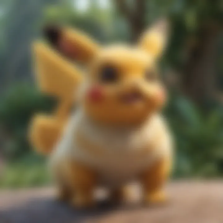 Diverse Pokémon species available in the game