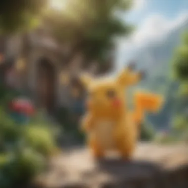 Imaginative Pokemon World Representation Immersive Pokemon World Artwork