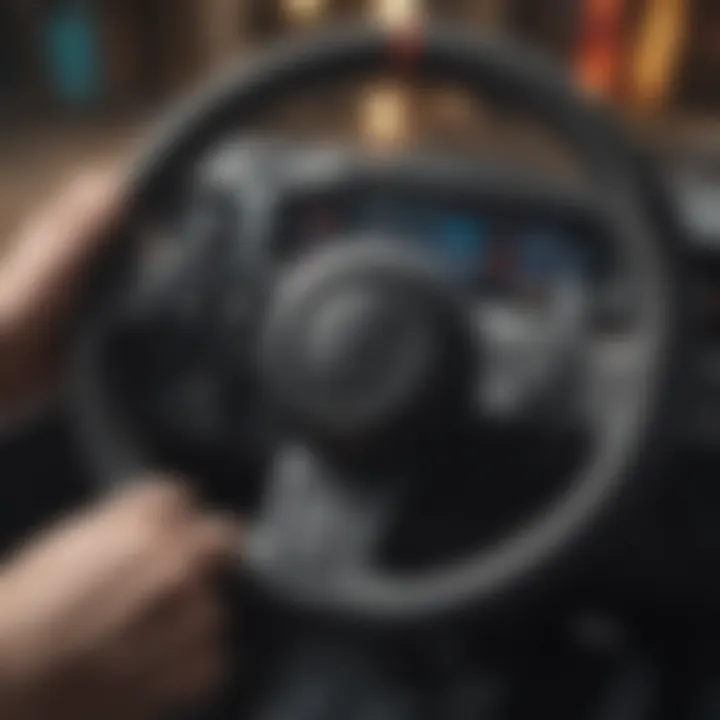 Immersive Gaming with Steering Wheel and Pedals