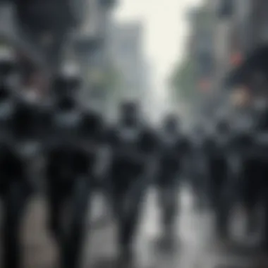 Imposing Enforcers: Imperial Death Troopers Imperial Death Troopers Marching