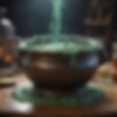 Crafting Enchantment in a Slime Cauldron Magical Slime Cauldron