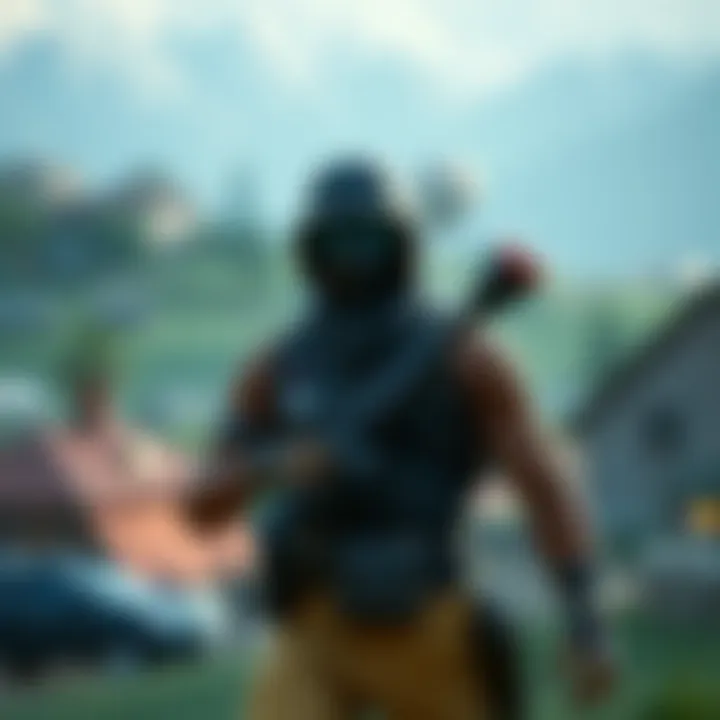 Screenshot of Fortnite gameplay on Nintendo Switch.