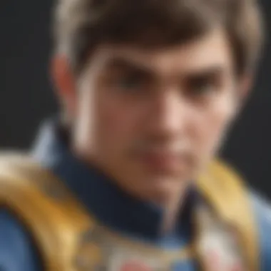 Close-Up on Iconic Amiibo Character Close-up of a specific amiibo character, highlighting intricate designs and features.