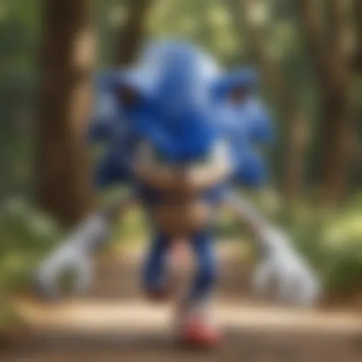 Sonic the Hedgehog in action