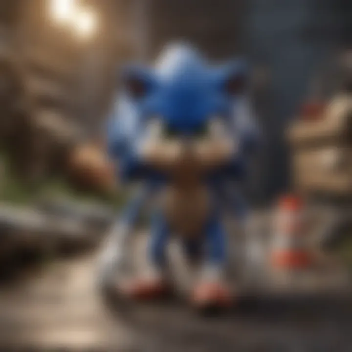 Behind the scenes of Sonic Hedgehog movie