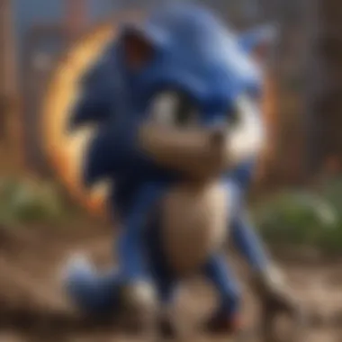 Official Movie Poster Sonic Hedgehog movie poster