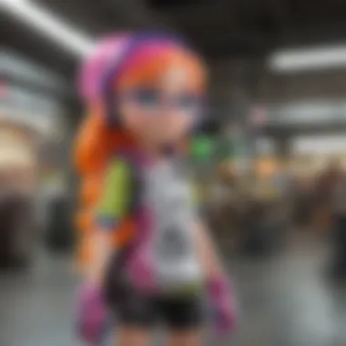 A promotional banner for Splatoon events and community activities hosted by GameStop.