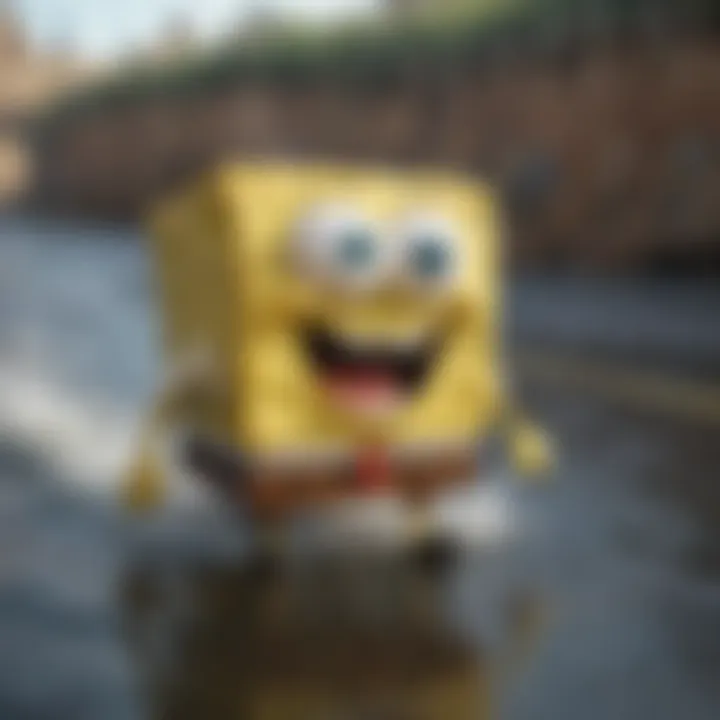 SpongeBob Racing in Bikini Bottom