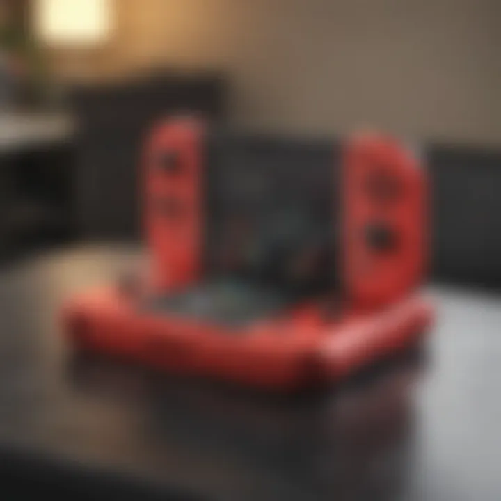 Functional Switch Dock Cover with Storage Pockets