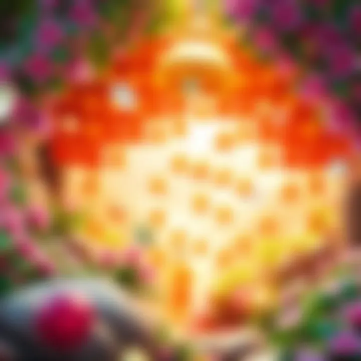 The Abundant Wealth of Bells Bells cascading in a vibrant landscape