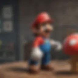Classic gameplay of Super Mario Bros.