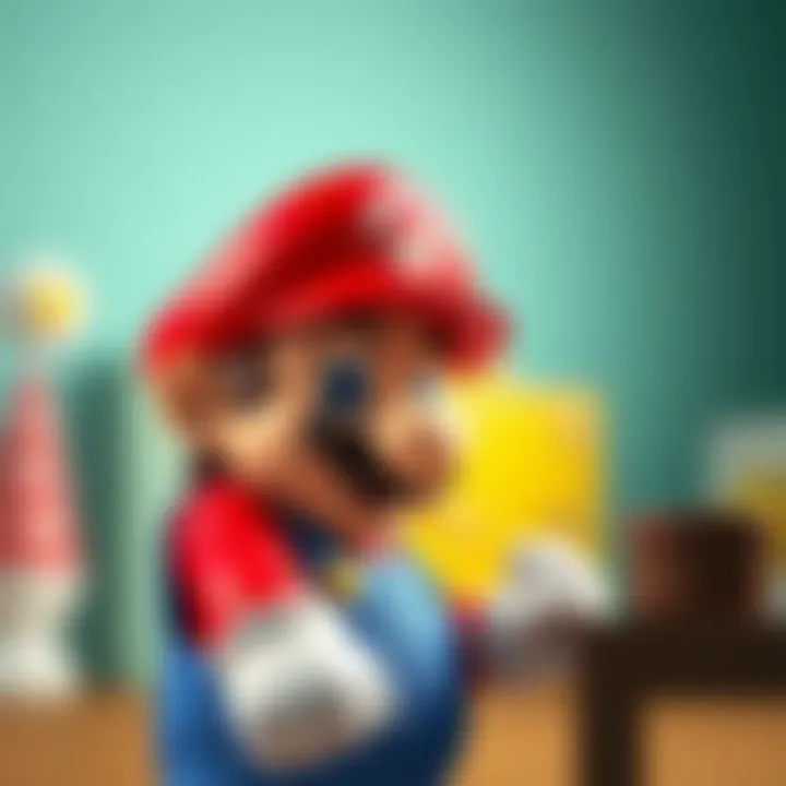 The classic Super Mario outfit showcasing the iconic red cap and blue overalls.