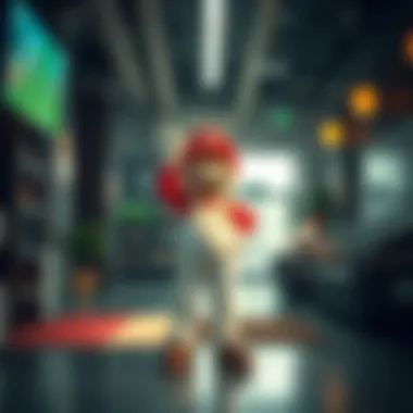 Variation of the Super Mario outfit in a modern gaming environment.